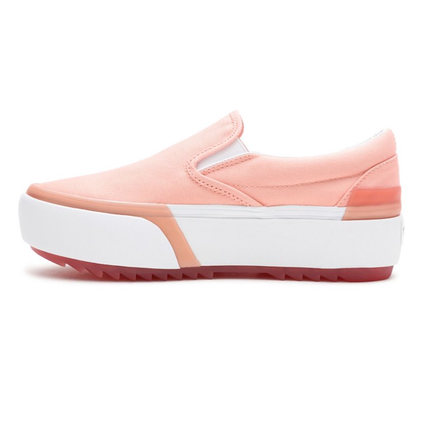 Vans Pastel Klassieke Slip-On Stacked Roze | VN695D4CI22