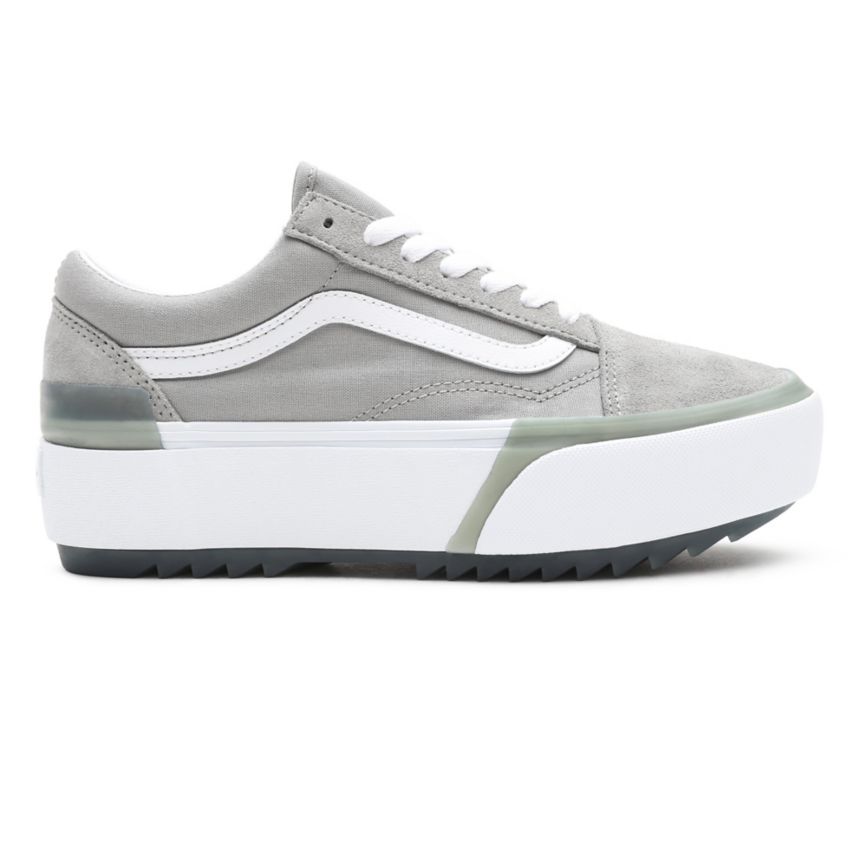 Vans Pastel Old Skool Stacked Grise Foncé | VN599Q0NJ41