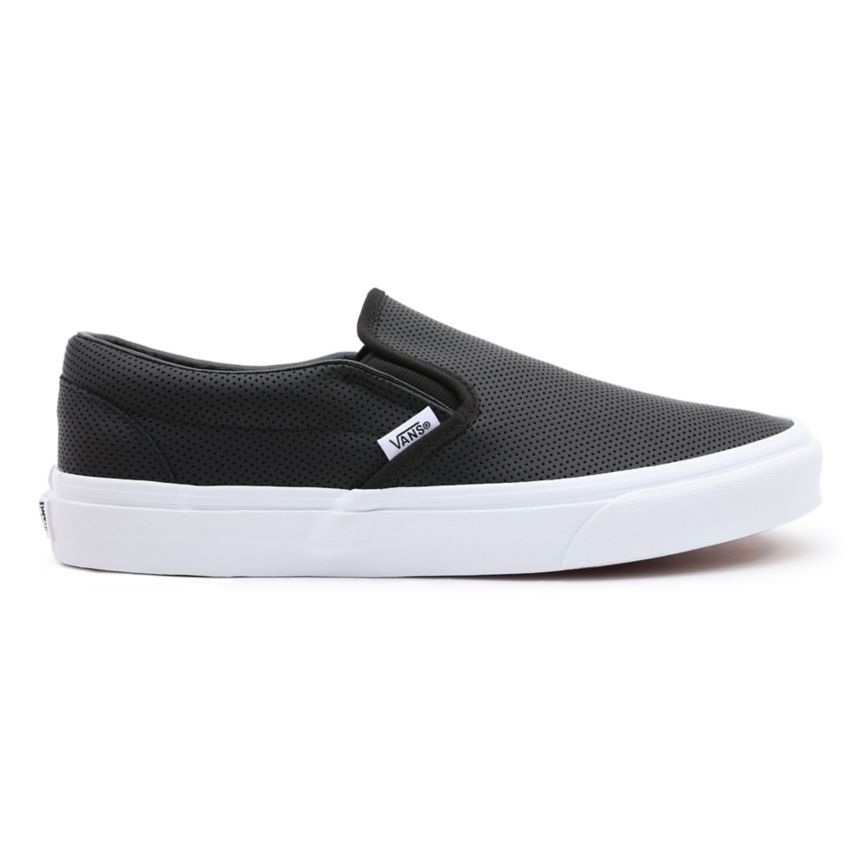 Vans Perf Leren Klassieke Slip-On Noir | VN433P4OW60