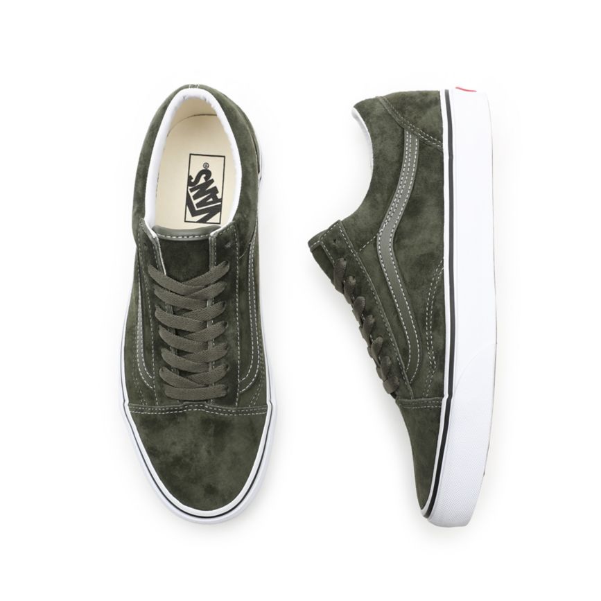 Vans Pig Suede Old Skool Olijfgroen | VN332B7HJ28
