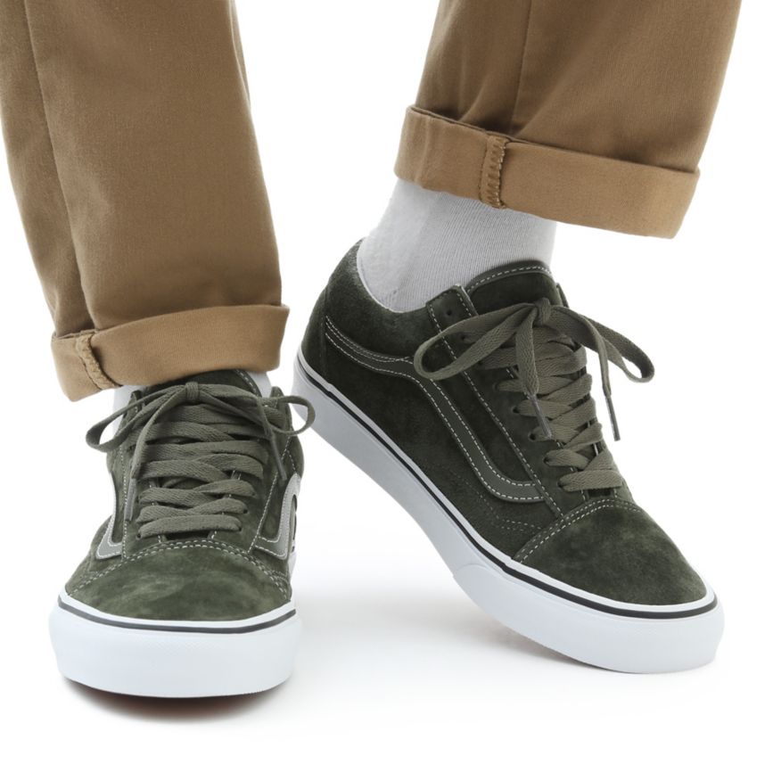 Vans Pig Suede Old Skool Olijfgroen | VN332B7HJ28