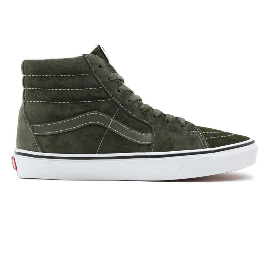 Vans Pig Suede SK8-Hi Olijfgroen | VN715T4ZA92