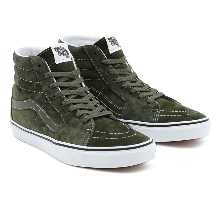 Vans Pig Suede SK8-Hi Olijfgroen | VN715T4ZA92