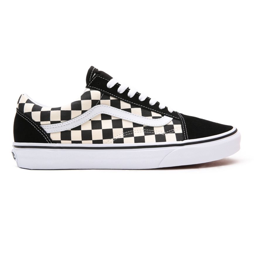 Vans Primary Check Old Skool Noir | VN146R8FQ22