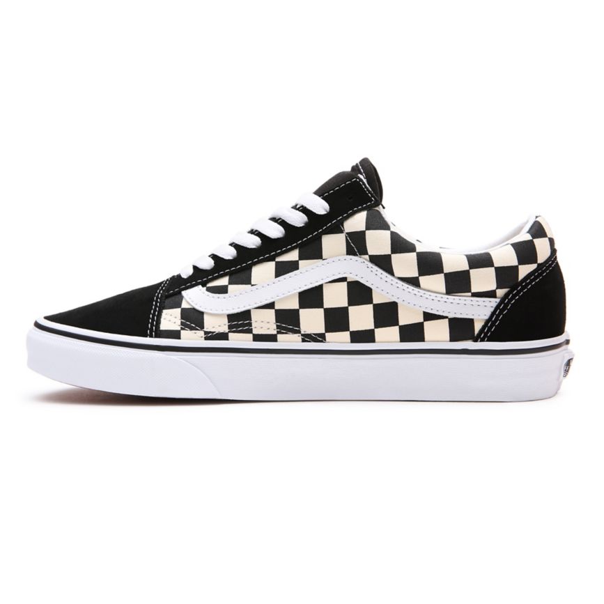 Vans Primary Check Old Skool Noir | VN146R8FQ22