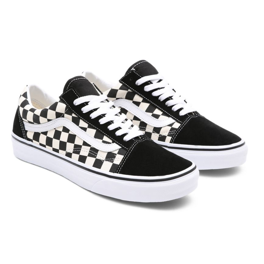 Vans Primary Check Old Skool Noir | VN146R8FQ22