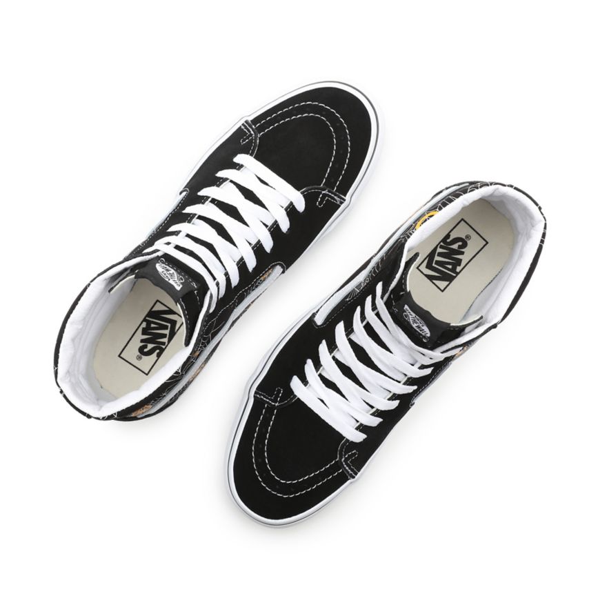 Vans Printed SK8-Hi Noir | VN524Z1US86