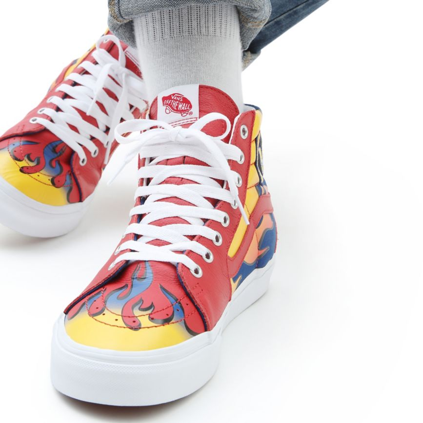 Vans Racer Sk8-Hi Rouge | VN715A8TC26
