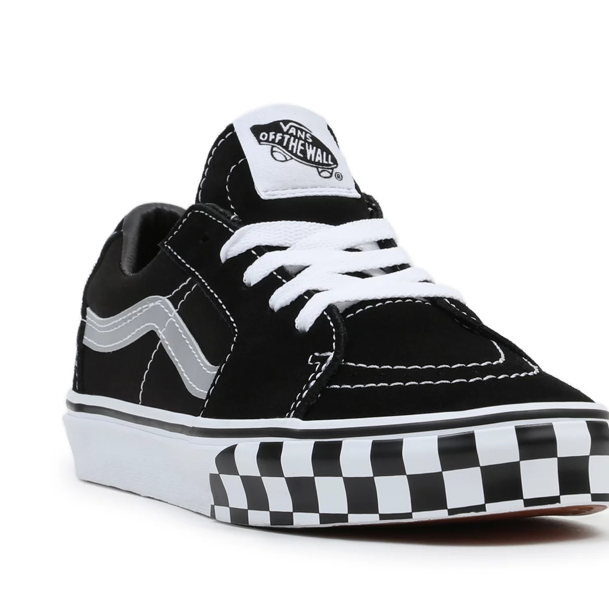 Vans Reflective Sidestripe Sk8-Low Noir | VN999Z8MV28