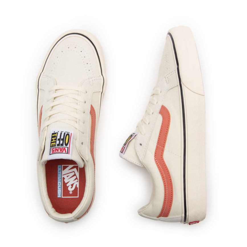 Vans SK8-Low Reissue SF Blanche | VN074T7RW46