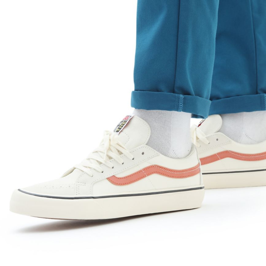 Vans SK8-Low Reissue SF Blanche | VN074T7RW46