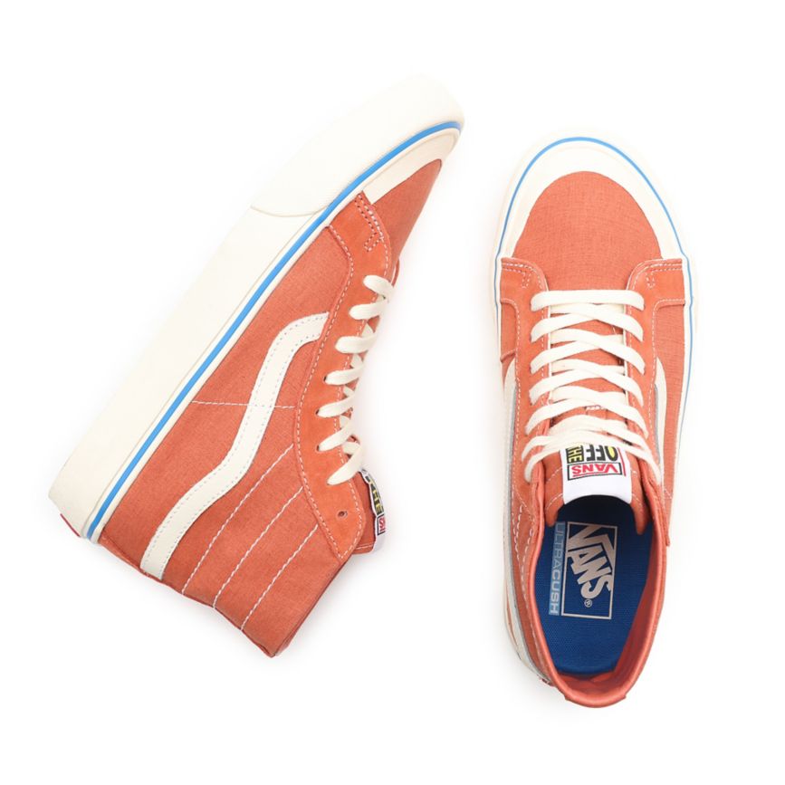 Vans Salt Wash SK8-Hi 138 Decon SF Rouge | VN037Z2HO93