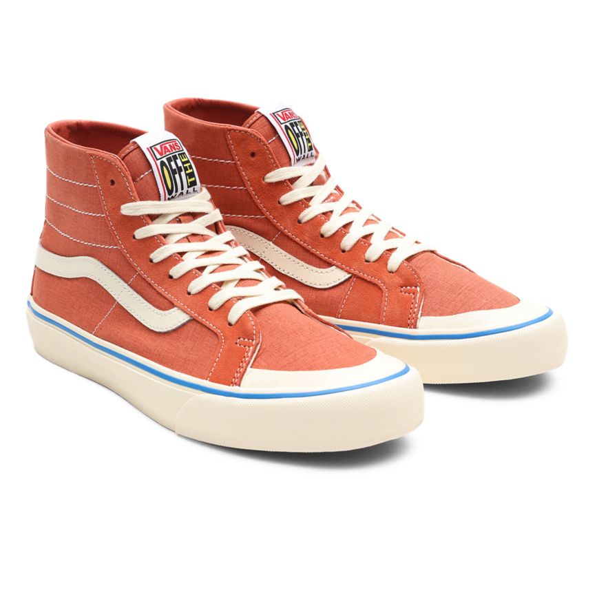 Vans Salt Wash SK8-Hi 138 Decon SF Rouge | VN037Z2HO93