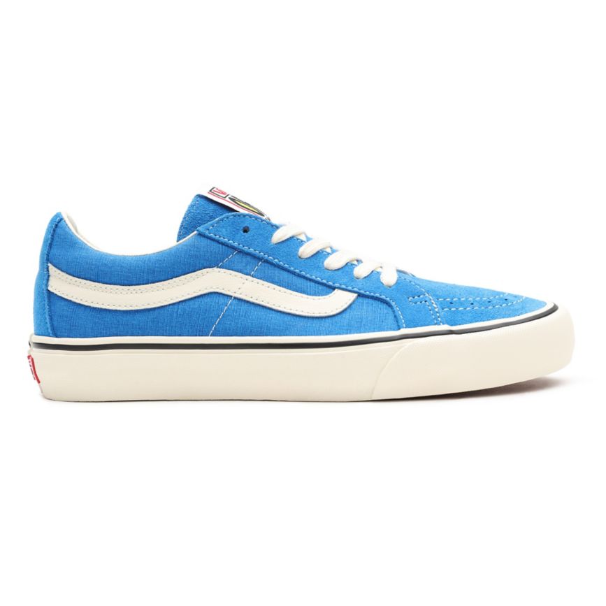 Vans Salt Wash Sk8-Low Reissue SF Bleu | VN247Q1LM65