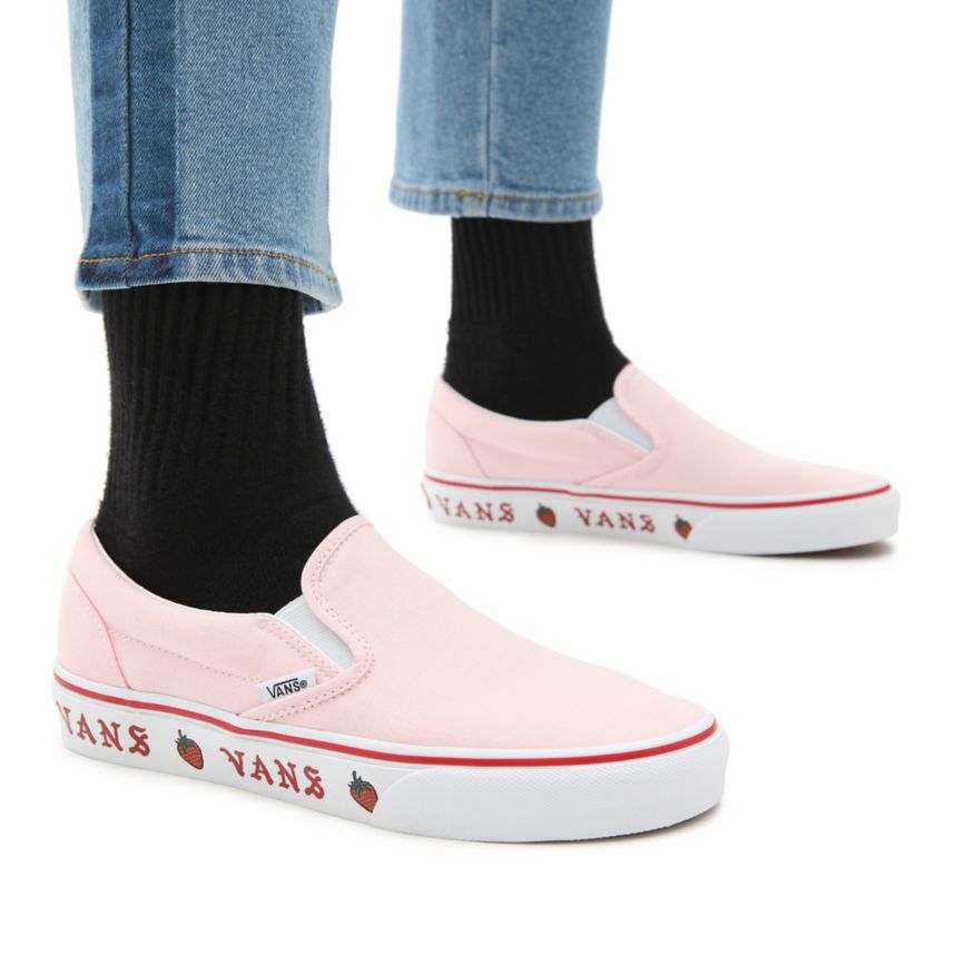 Vans Sidewall Print Klassieke Slip-On Roze | VN951S1SL18