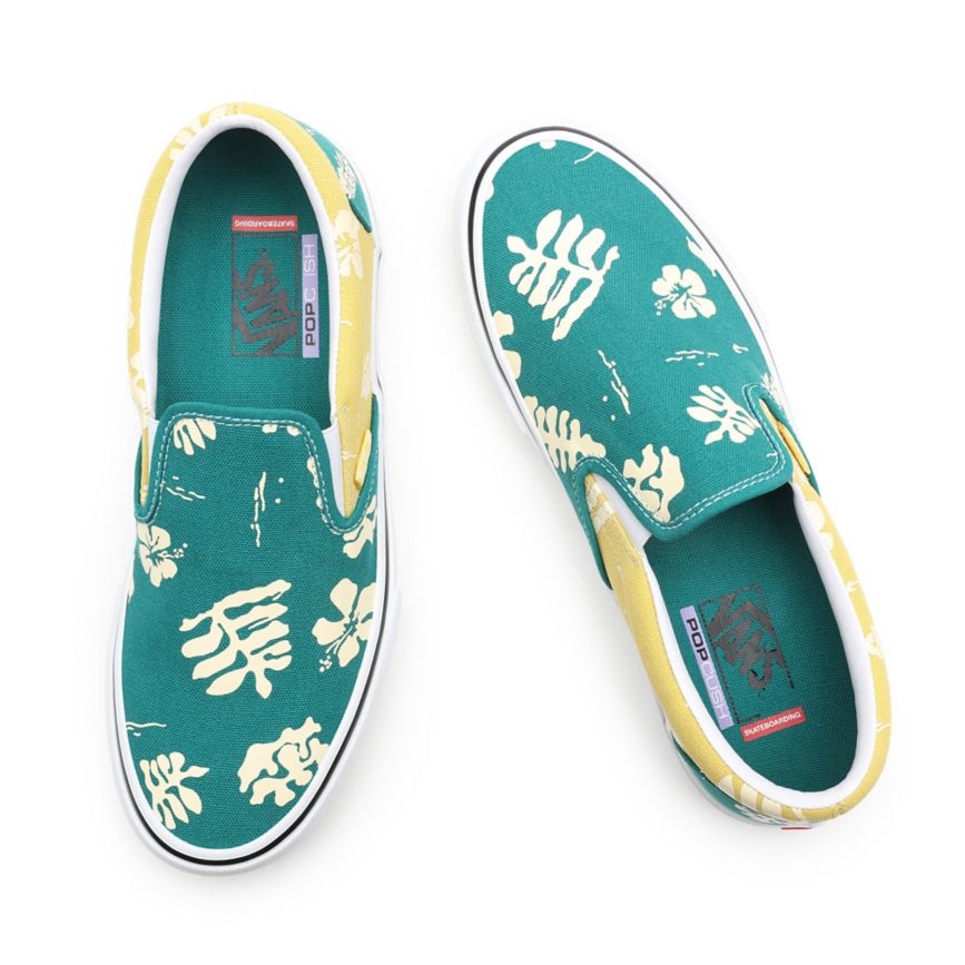 Vans Skate Aloha Slip-On Turquoise | VN630G4HY47