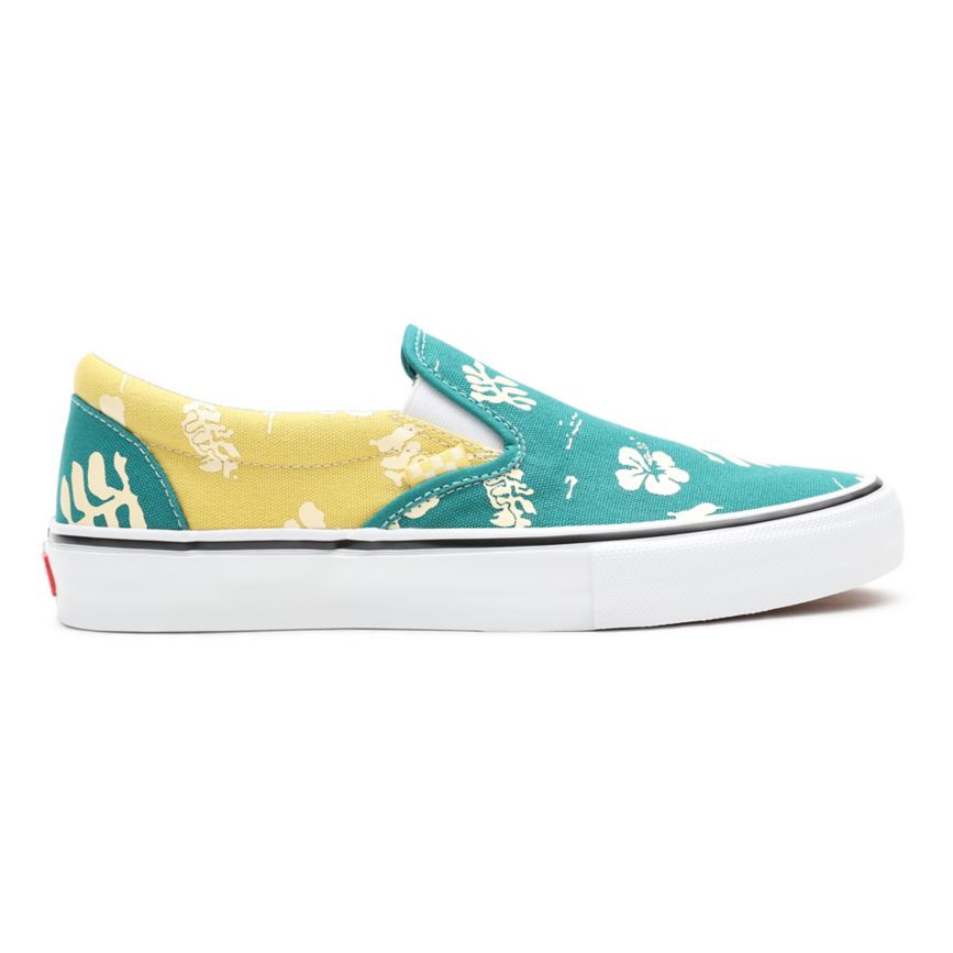 Vans Skate Aloha Slip-On Turquoise | VN630G4HY47