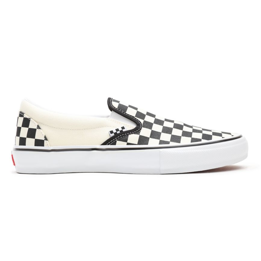 Vans Skate Checkerboard Slip-On Blanche | VN296O5OS34