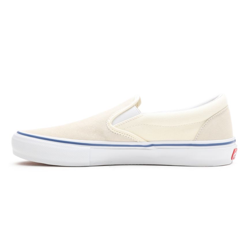 Vans Skate Slip-On Blanche | VN524Y3LX59