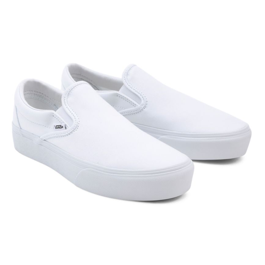 Vans Slip-On Platform Blanche | VN214J5PP25