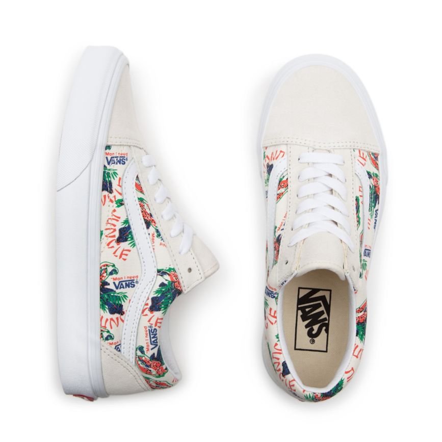 Vans Spring Daze Old Skool Blanche | VN192X5QH15
