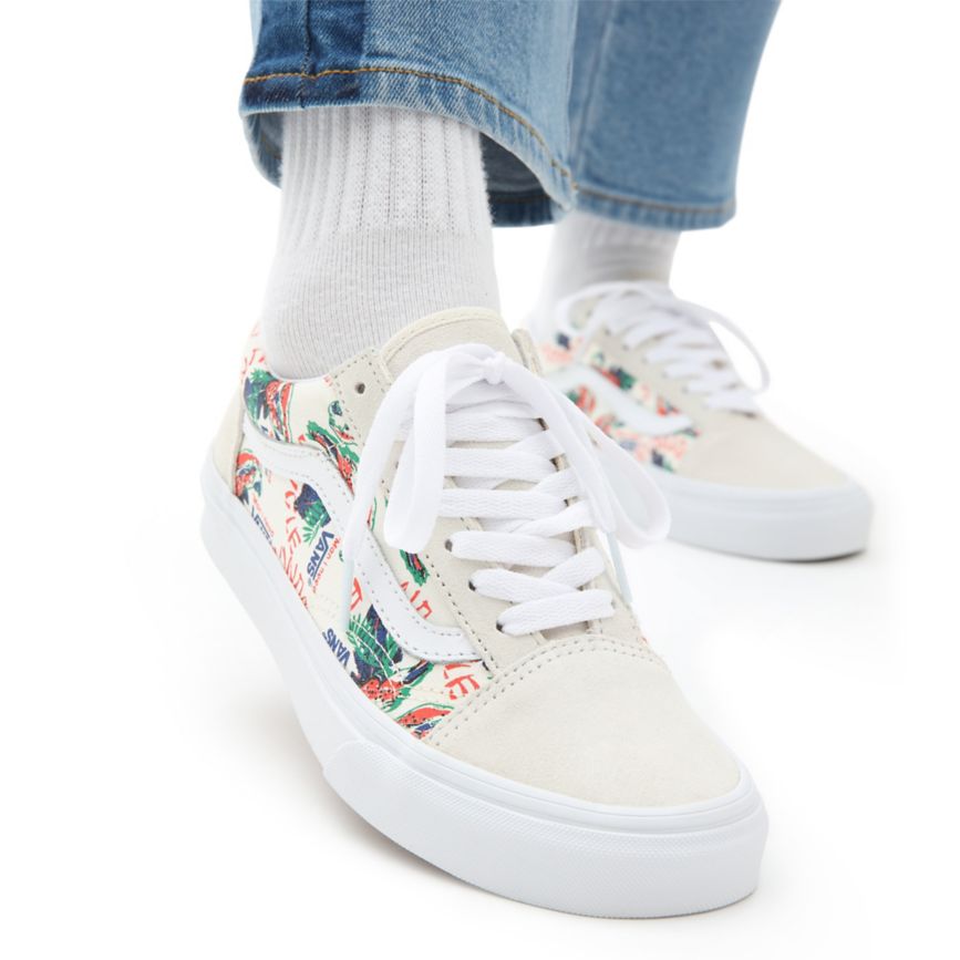 Vans Spring Daze Old Skool Blanche | VN192X5QH15