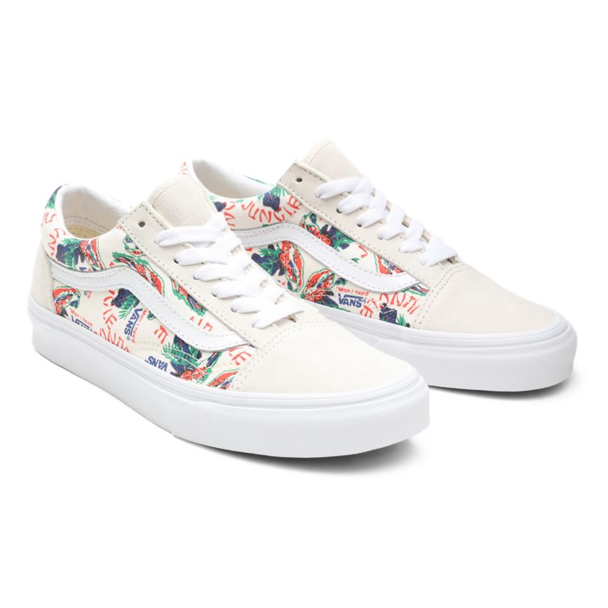 Vans Spring Daze Old Skool Blanche | VN192X5QH15