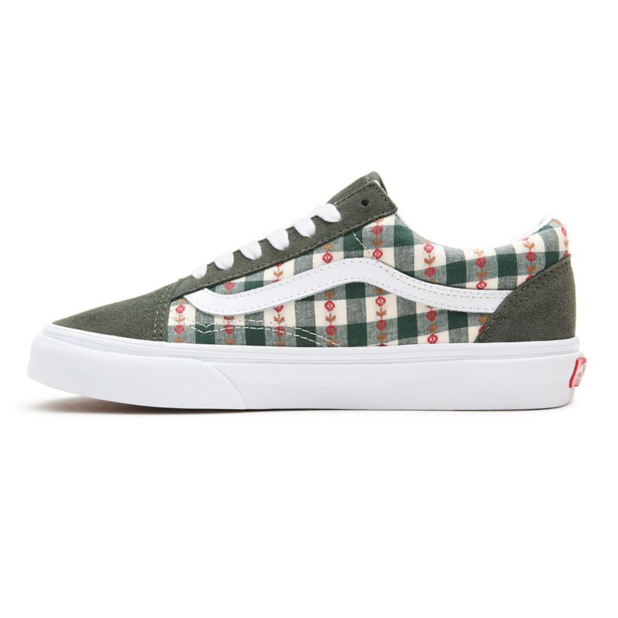 Vans Spring Daze Old Skool Vert Foncé | VN738Q9FV61