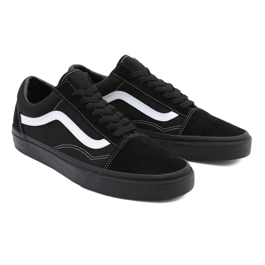 Vans Suede Canvas Old Skool Noir | VN827S4WE27