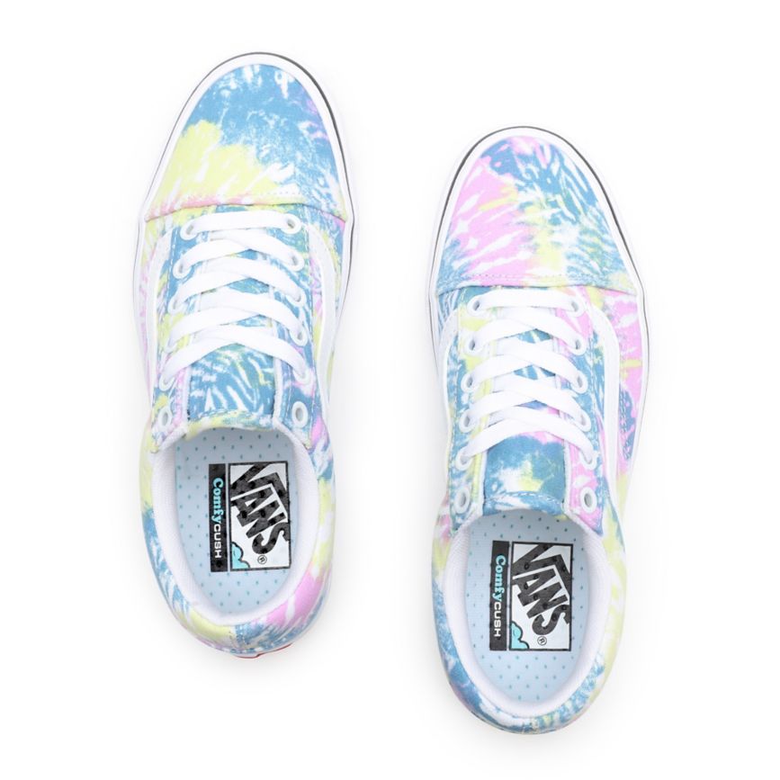 Vans Tie Dye ComfyCush Old Skool Multicolore | VN687Z5GL47