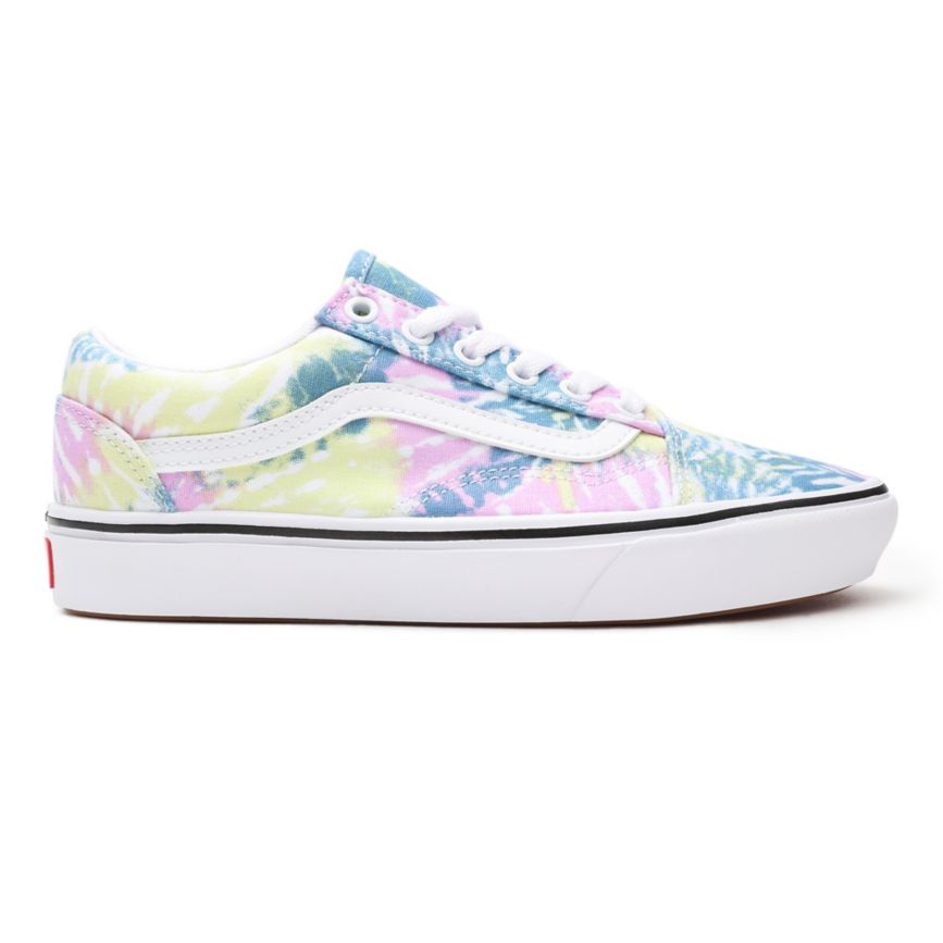Vans Tie Dye ComfyCush Old Skool Multicolore | VN687Z5GL47