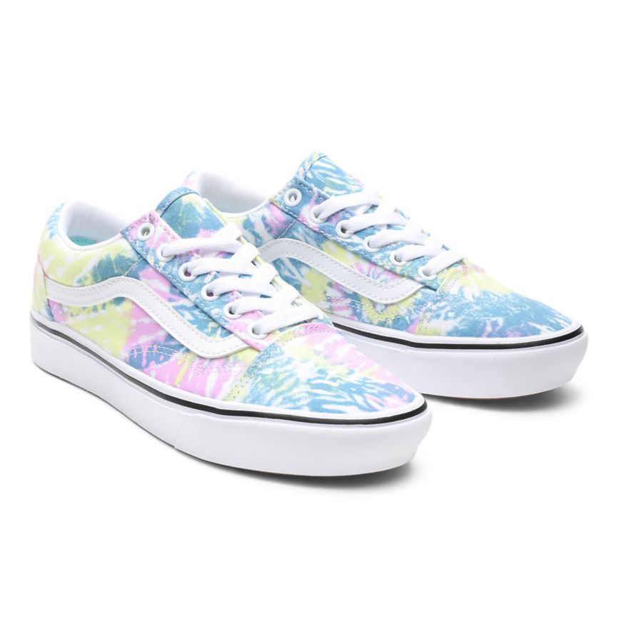 Vans Tie Dye ComfyCush Old Skool Multicolore | VN687Z5GL47