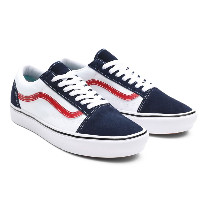 Vans Tri-Tone ComfyCush Old Skool Bleu Marine | VN273Q7ZV03