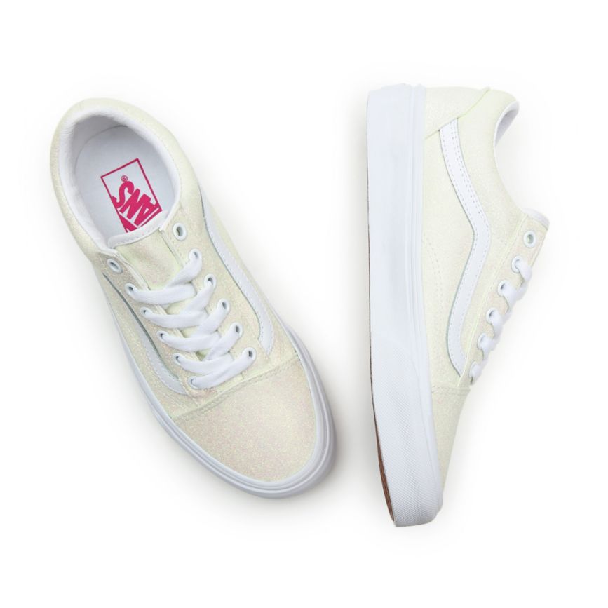 Vans UV Glitter Old Skool Blanche | VN232P5WQ97