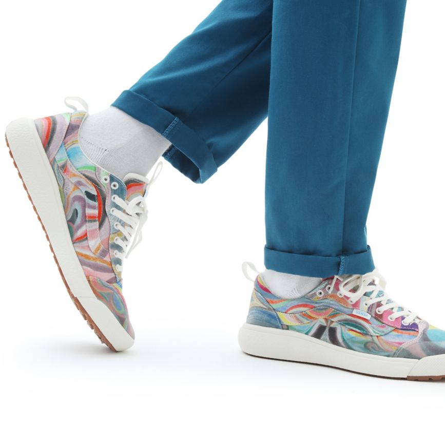 Vans X Chris Johanson UltraRange EXO SE Blanche | VN176N9ZI17