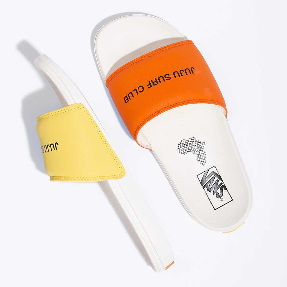 Vans X Juju Surf Club La Costa Badslippers-on Blanche | VN419X8UQ66