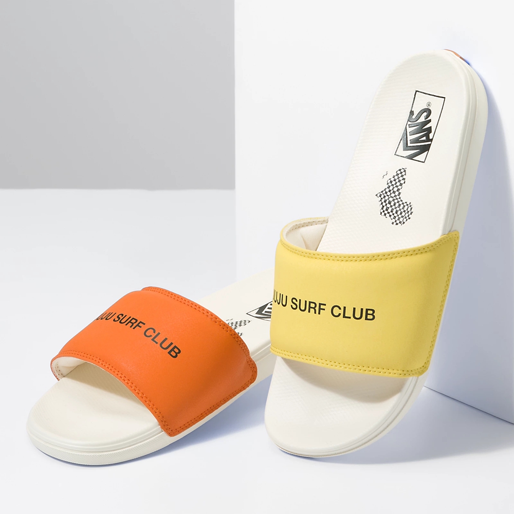 Vans X Juju Surf Club La Costa Badslippers-on Blanche | VN419X8UQ66