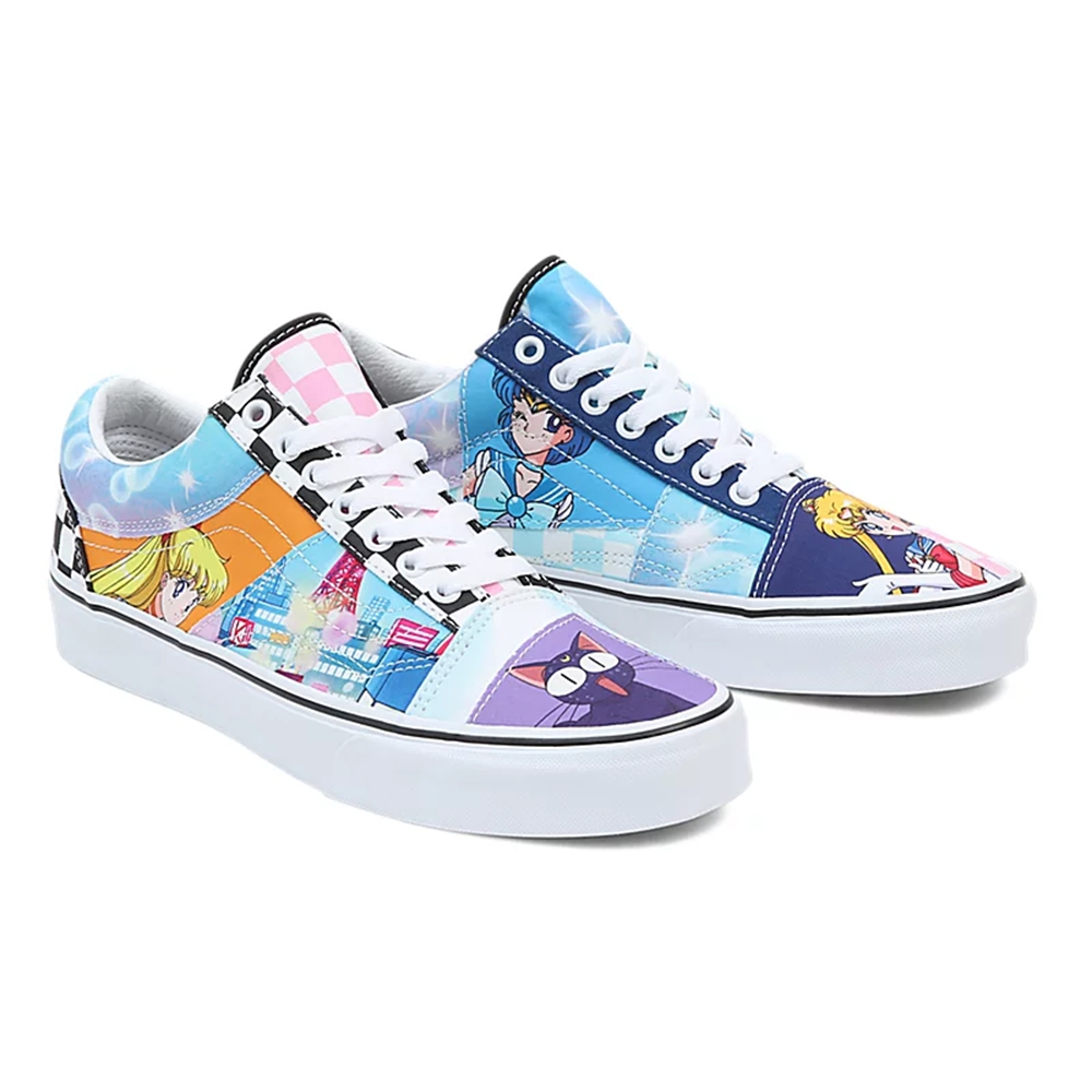 Vans X Pretty Guardian Sailor Moon Old Skool Patchwork Multicolore | VN696G9ZM31