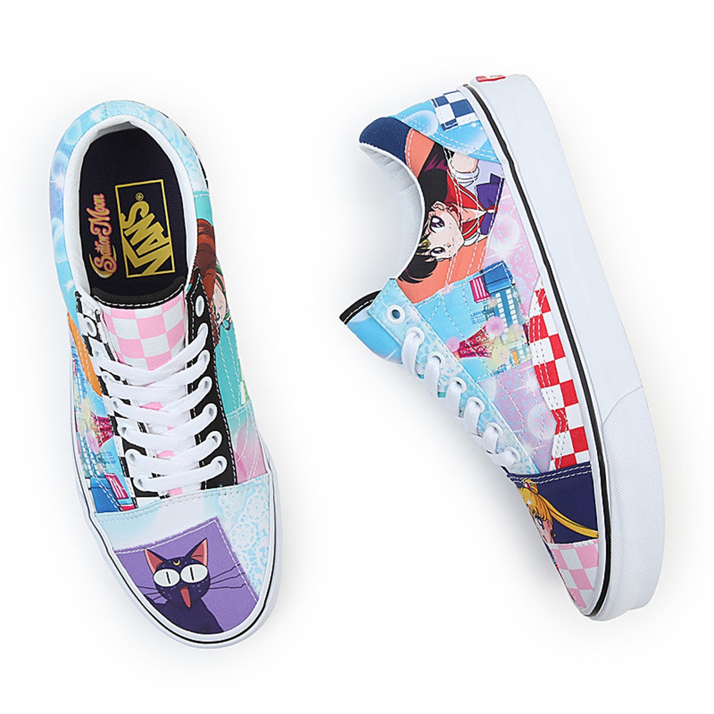 Vans X Pretty Guardian Sailor Moon Old Skool Patchwork Multicolore | VN696G9ZM31