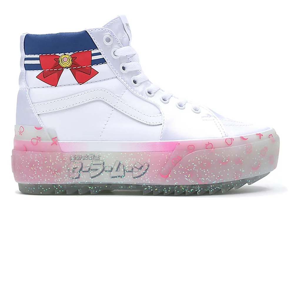 Vans X Pretty Guardian Sailor Moon Sk8-hi Stacked Blanche | VN304O2JO95