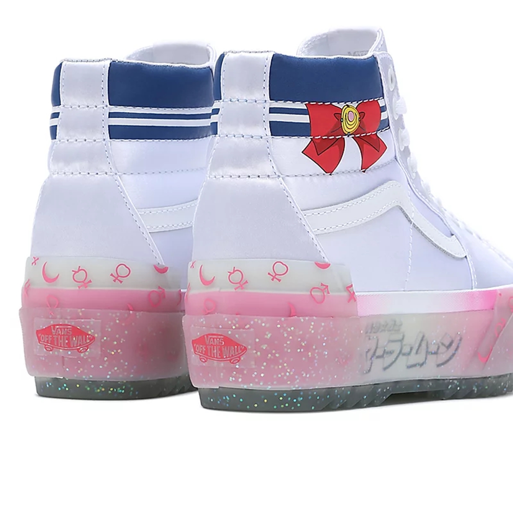 Vans X Pretty Guardian Sailor Moon Sk8-hi Stacked Blanche | VN304O2JO95