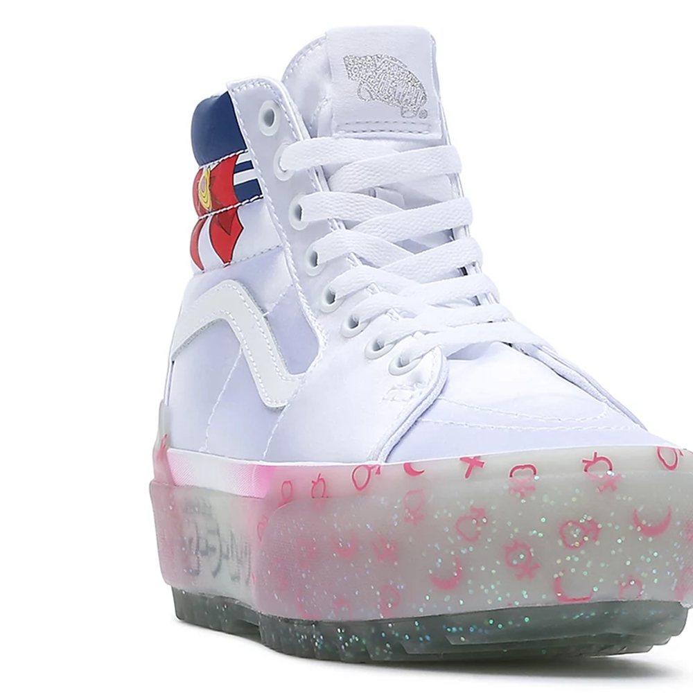 Vans X Pretty Guardian Sailor Moon Sk8-hi Stacked Blanche | VN304O2JO95