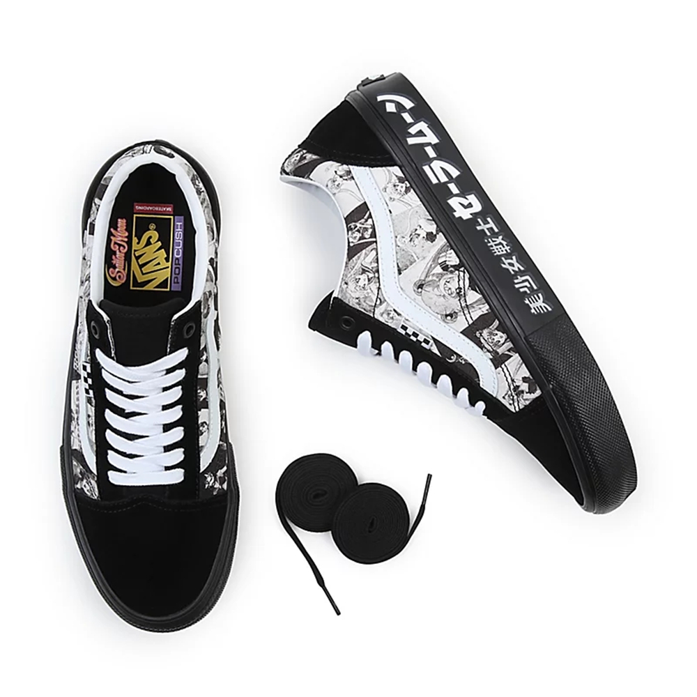 Vans X Pretty Guardian Sailor Moon Skate Old Skool Noir | VN043Z5SC94