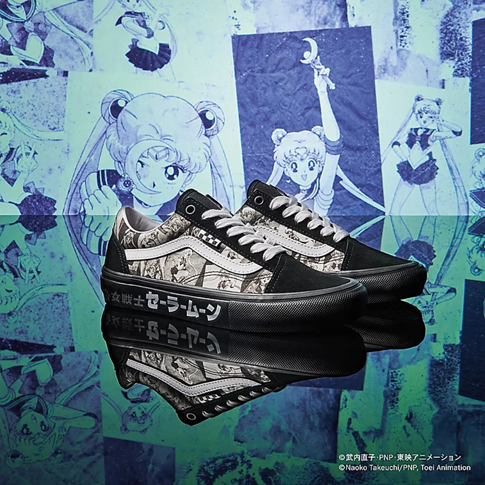 Vans X Pretty Guardian Sailor Moon Skate Old Skool Noir | VN043Z5SC94